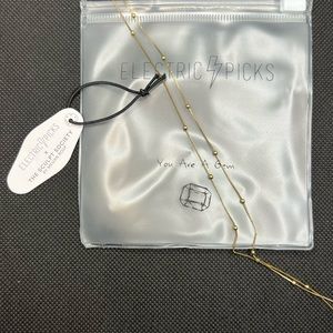 Electric Picks x Sculpt Society Gold necklace 16 inches